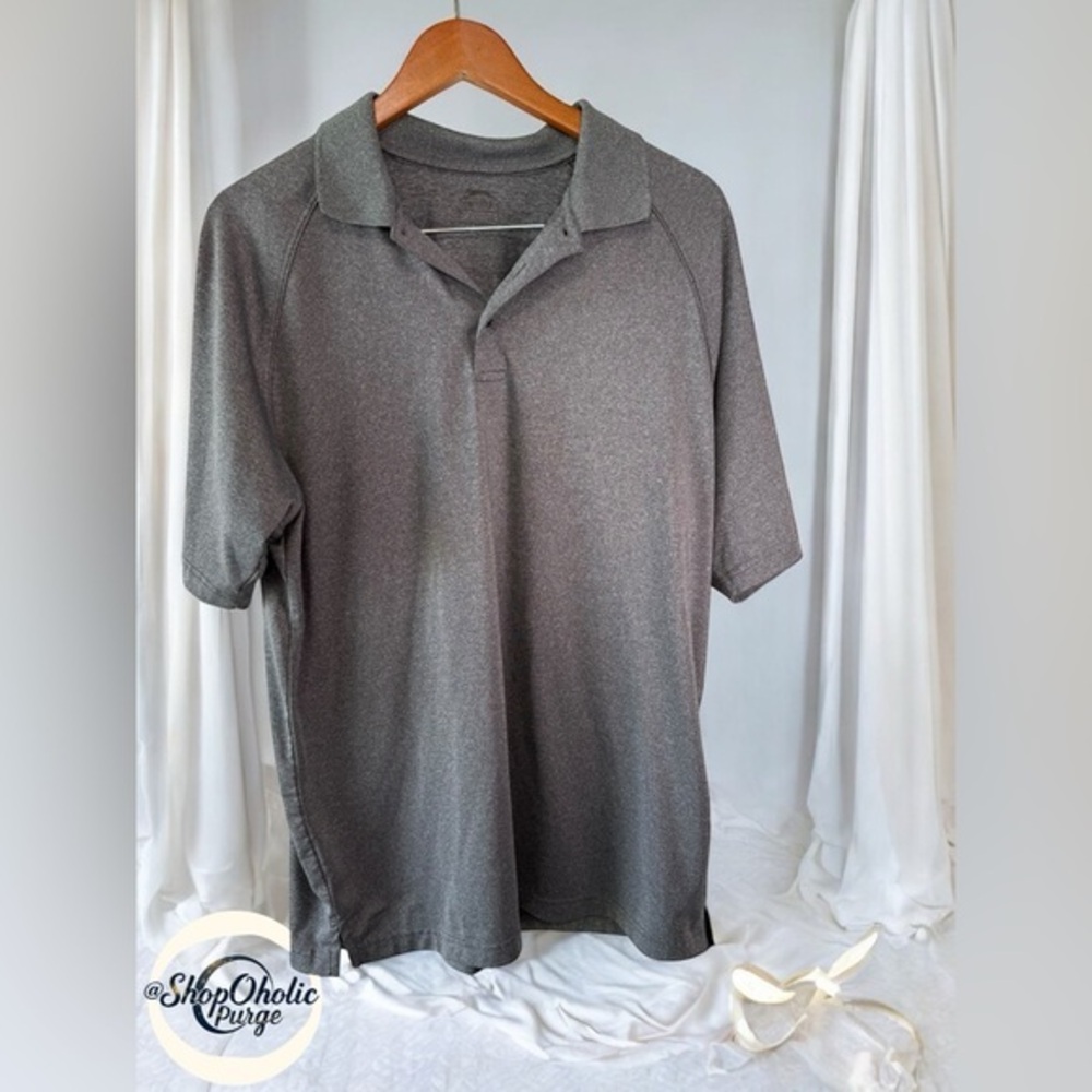 Slazenger Mens polo Gray Polo Shirt Size Large Size L